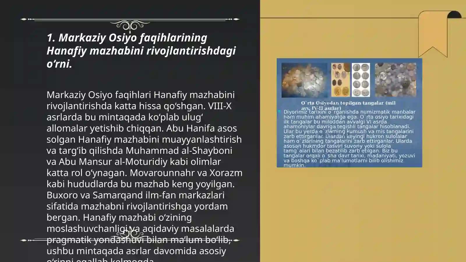 Hanafiy mazhabi rivojida Markaziy Osiyo faqihlarining roli va xissasi 3