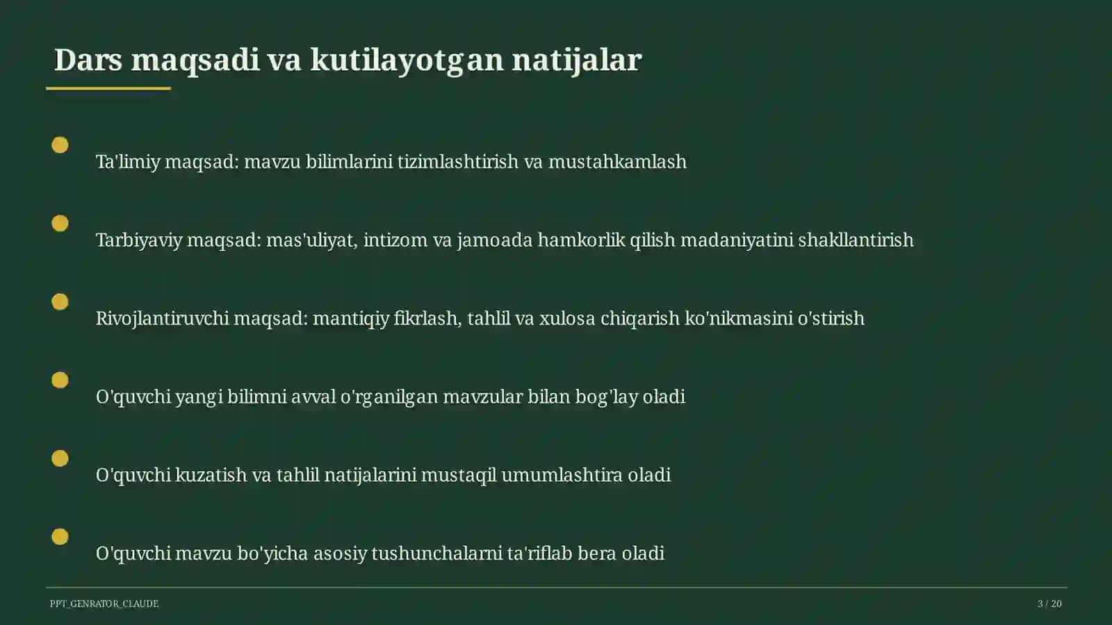Sinf soati va tarbiyaviy tadbirlar 3