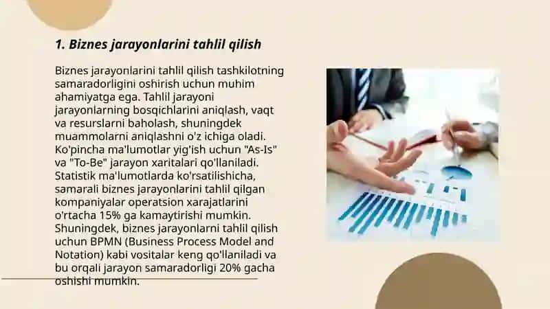 Biznes jarayonlari to‘g‘risida boshqaruv hisobi ma’lumotlarini tayrlash 3