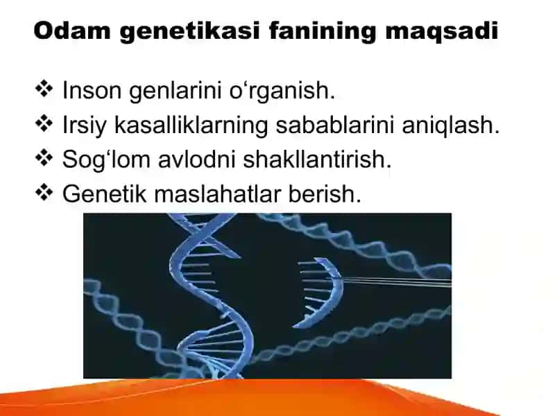 Odamlarning genetikasi 3