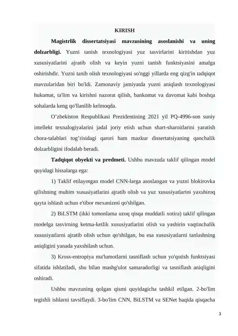 Magistrlik dissertatsiyasi mavzusining asoslanishi va uning dolzarbligi 3
