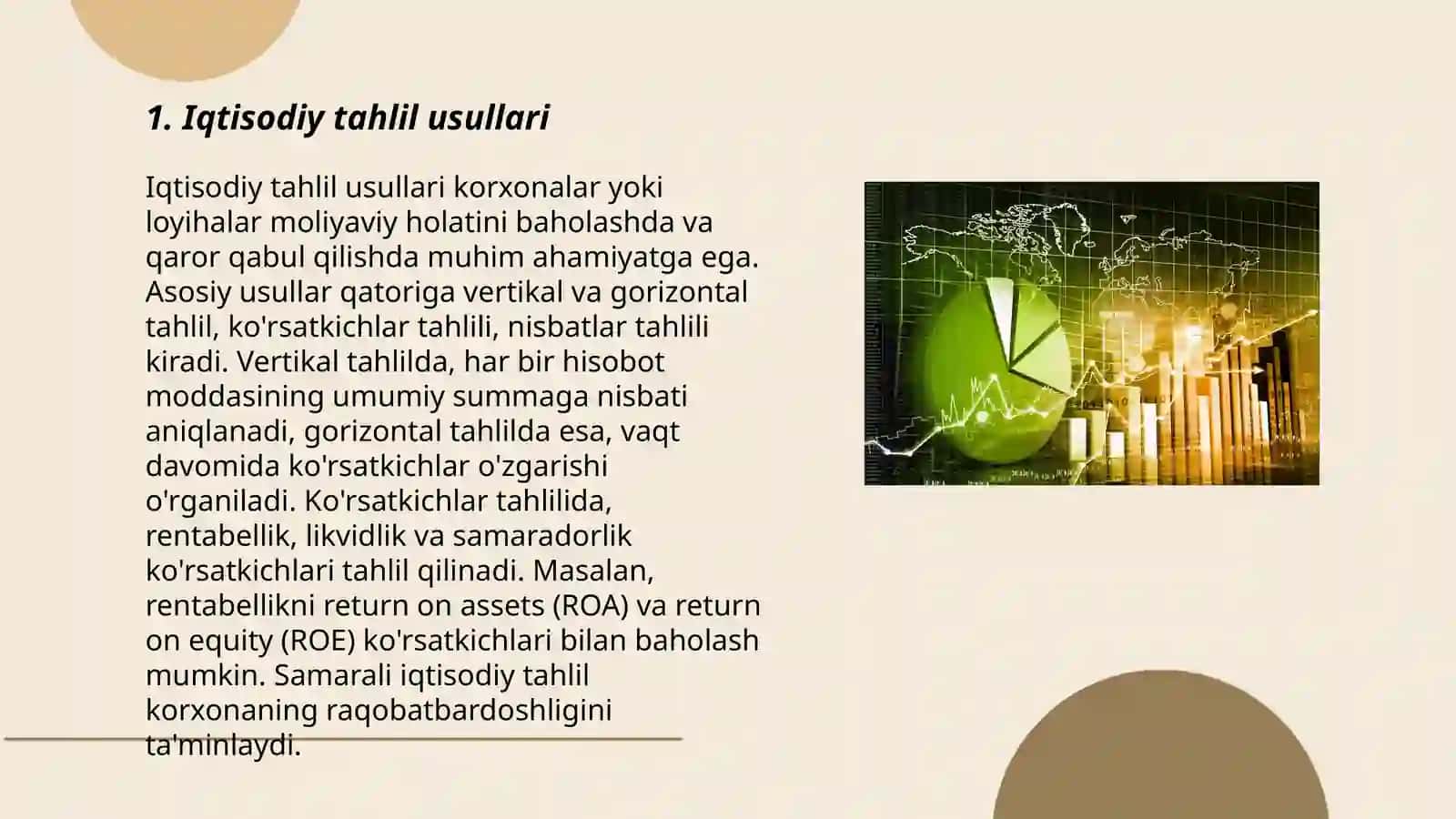 Iqtisodiyot fanlarining o'ziga xos usullari 3