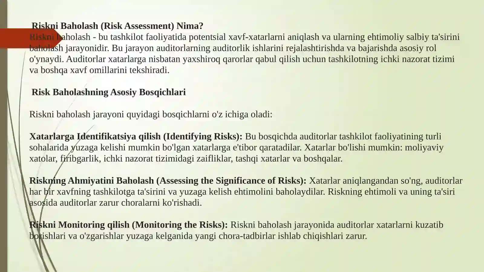 Risk Assessment 3