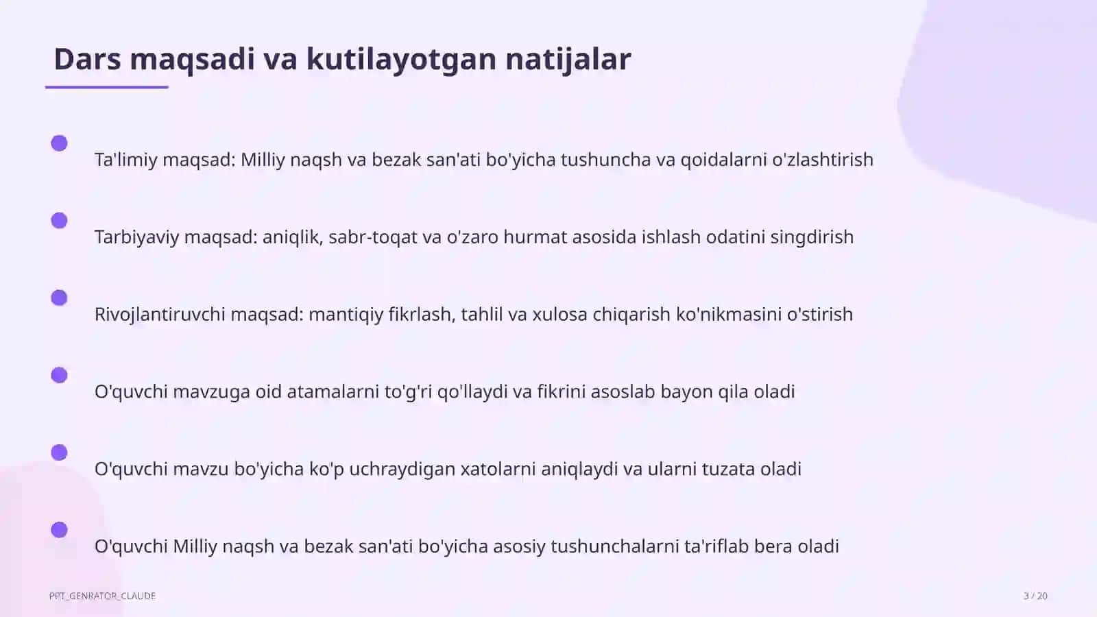 Milliy naqsh va bezak san'ati (3-sinf) 3