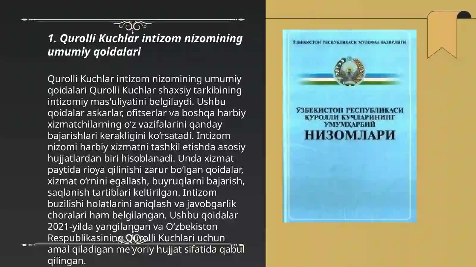 Harbiy intizomning ahamiyati va vazifalari 3
