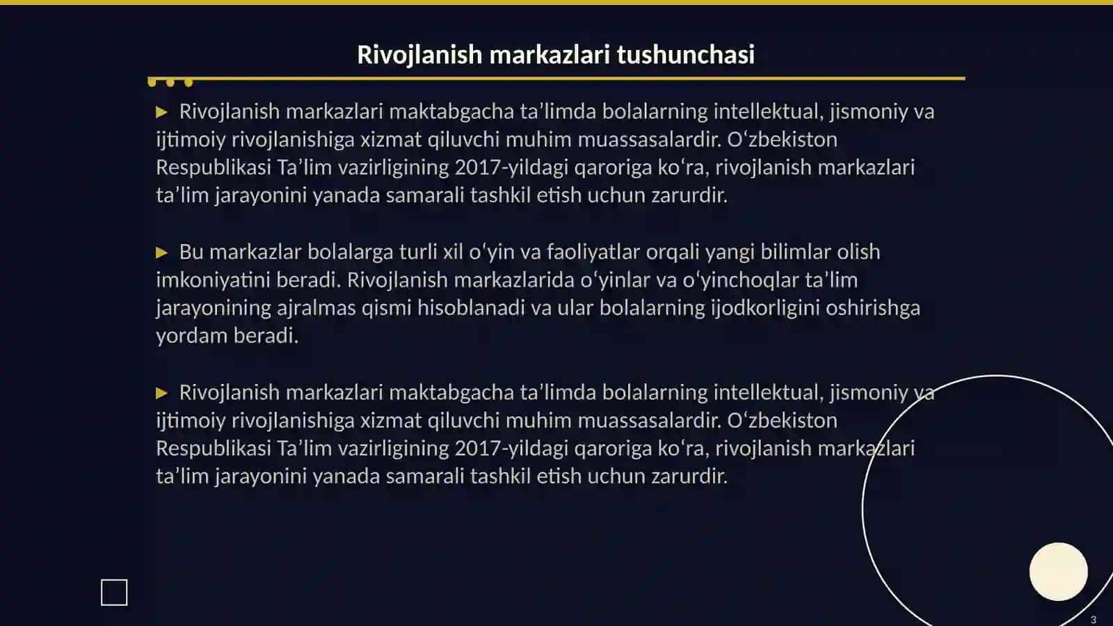 Maktabgacha taʼlimda rivojlanish markazlarini jihozlashda oʻyinlar va oʻyinchoq turlari 3