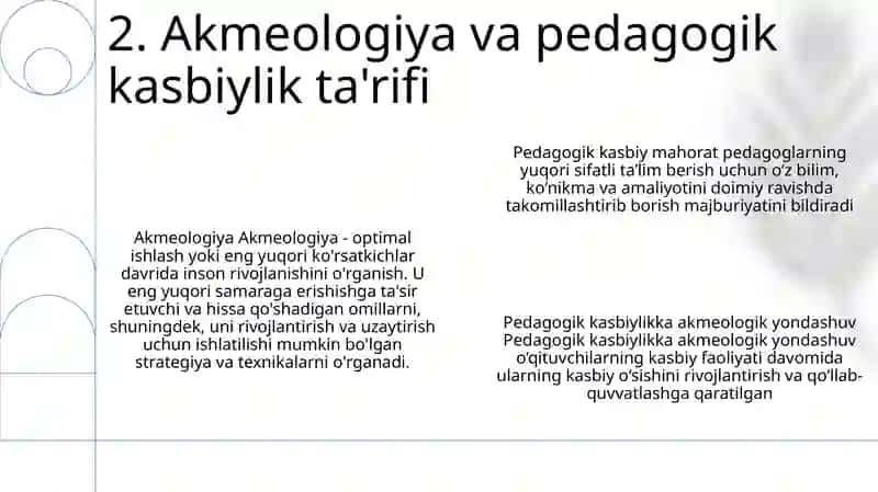Pedagogik Professionalizmni O‘Rganishga Akmeologik Yondashuv 3