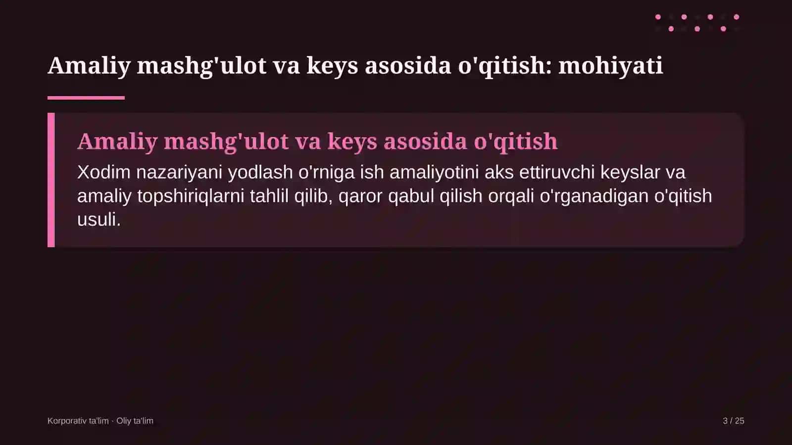 Energetikada amaliy mashg'ulotlar va keyslar asosida o'qitish 3