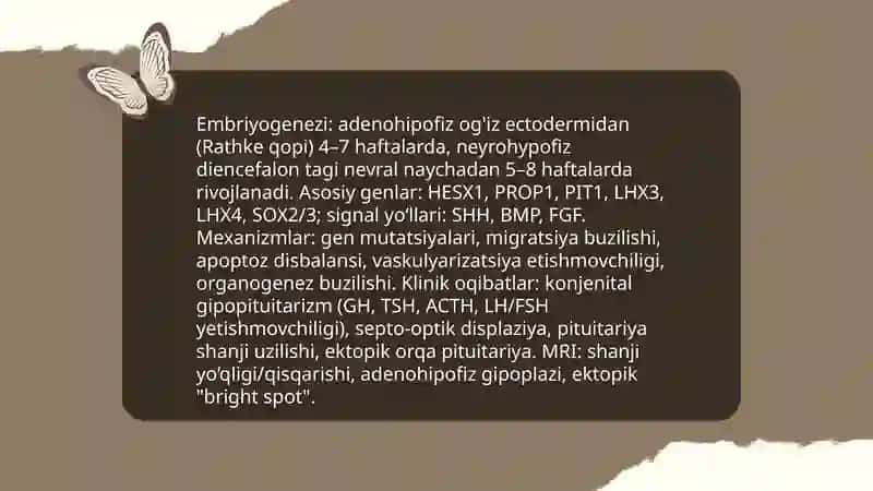 Gipotalqmo-gipofizar tizimning nasliy buzilishlari diagnostikasi 3