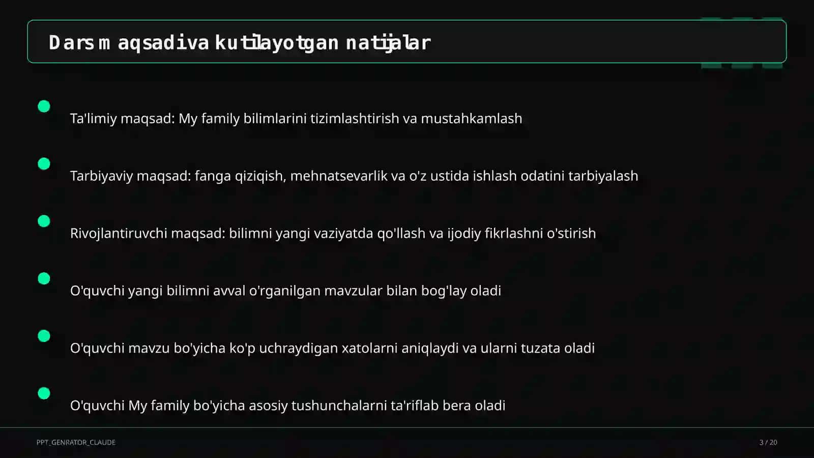 My family (1-sinf) 3