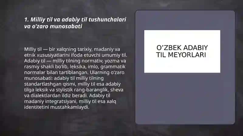 Milliy til va Adabiy til 3