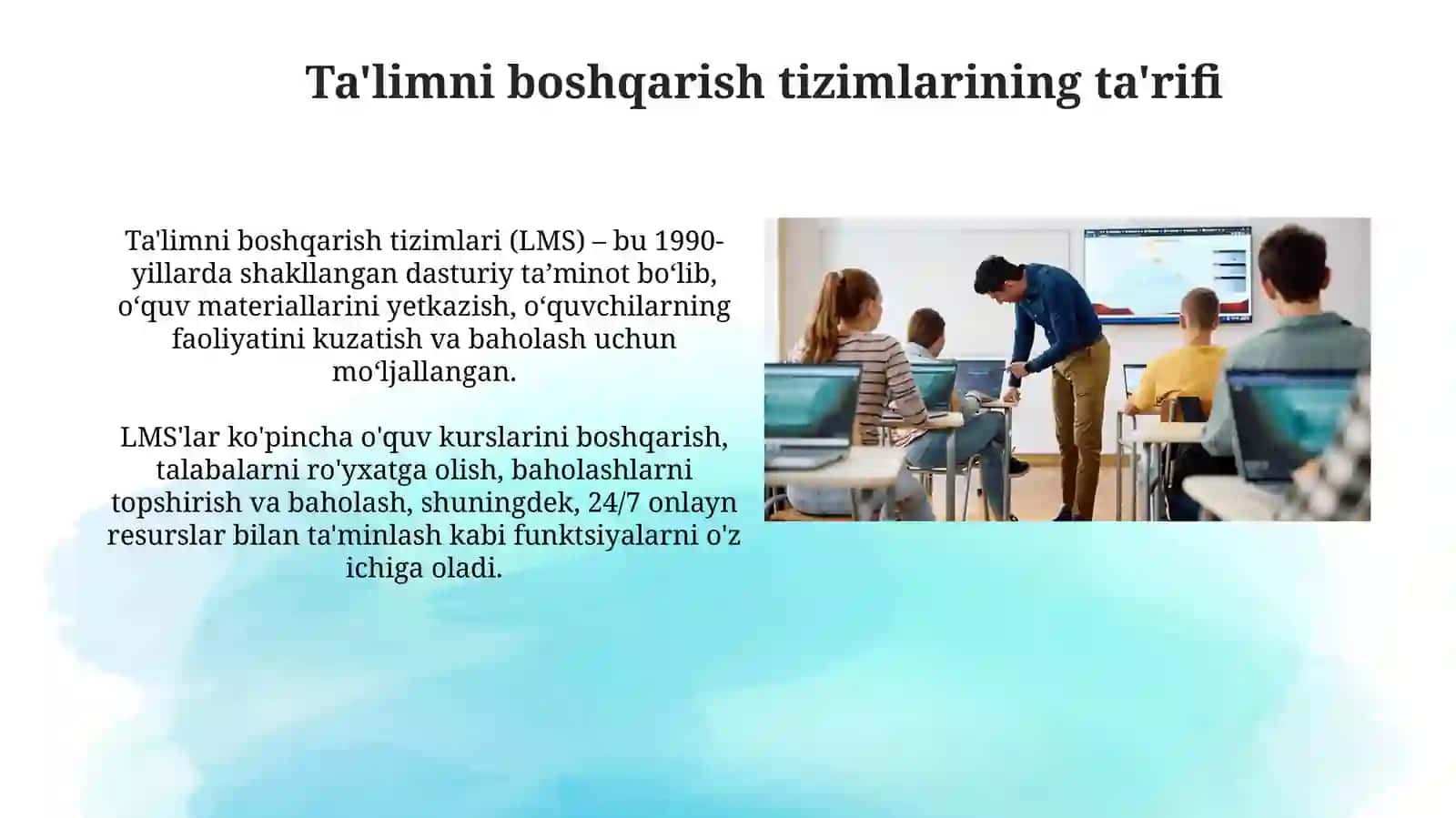 Ta'limni boshqarish tizimlari 3