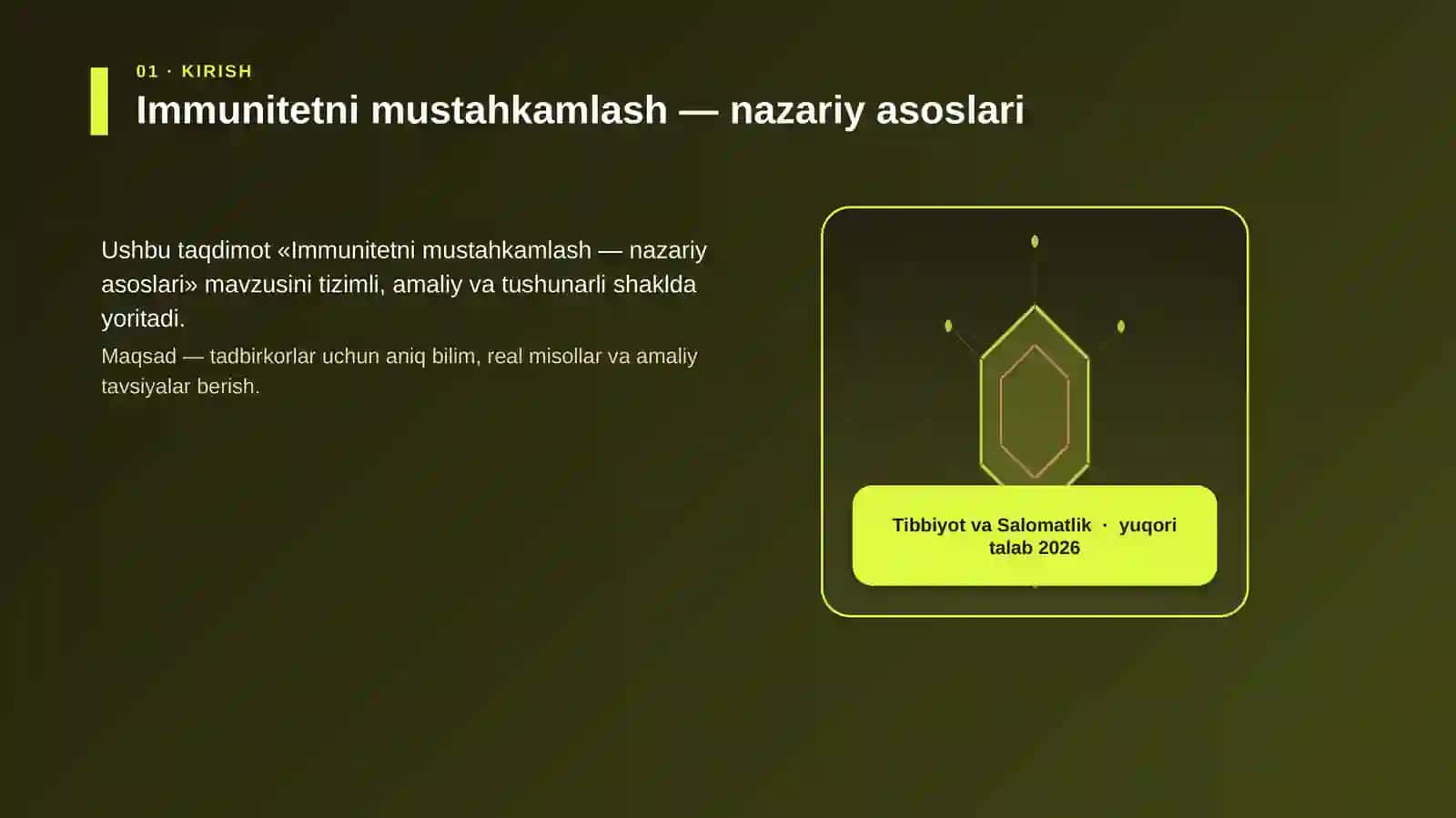 Immunitetni mustahkamlash — nazariy asoslari 3