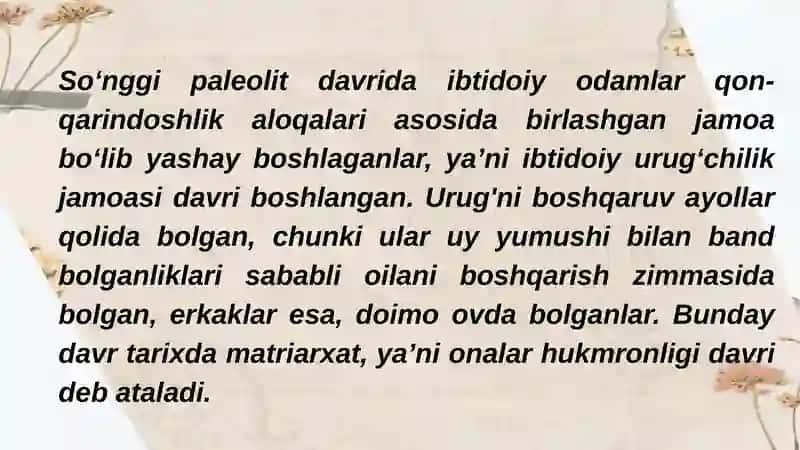 So'nggi paleolit davri 3