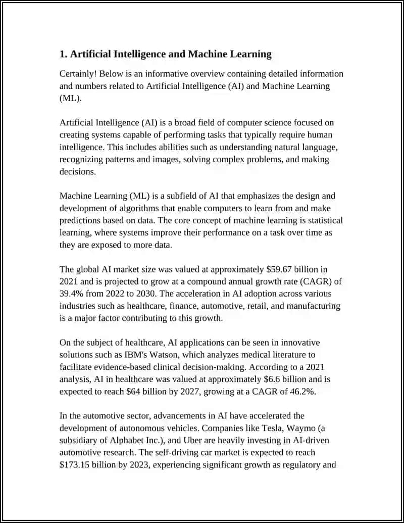 Artificial Intelligence and Machine Learning 3