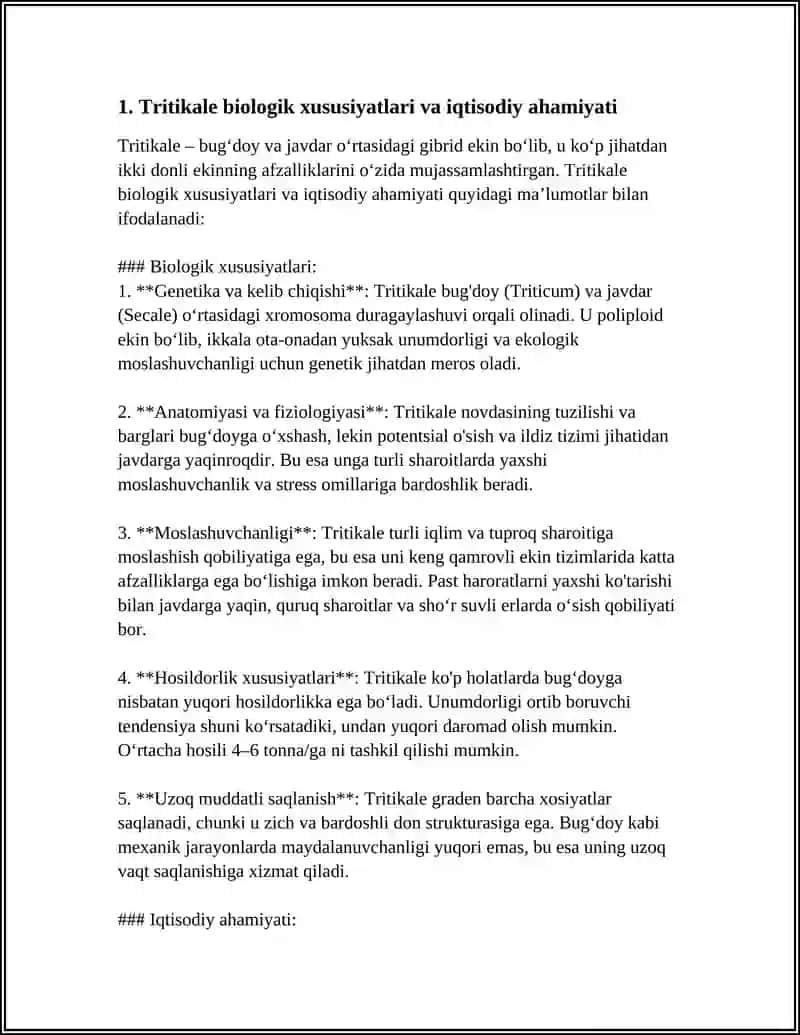 TRITIKALE YETISHTIRISH TEXNOLOGIYASI 3