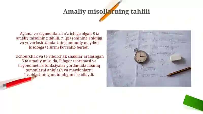 Yuzalarni formula yordamida hisoblashga doir masalalar 3