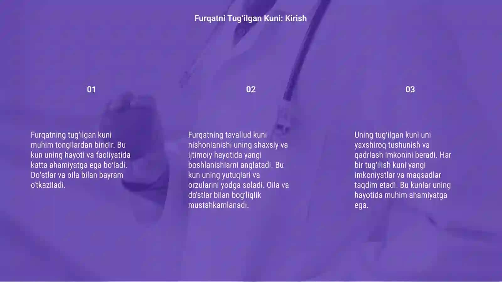 Furqatni tugʻilgan kuni 3