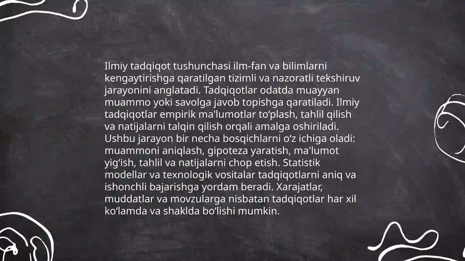 Ilmiy tadqiqot metodologiyasi:Ilmiy tadqiqot asosiy kategoriyalari va tushunchalar 3