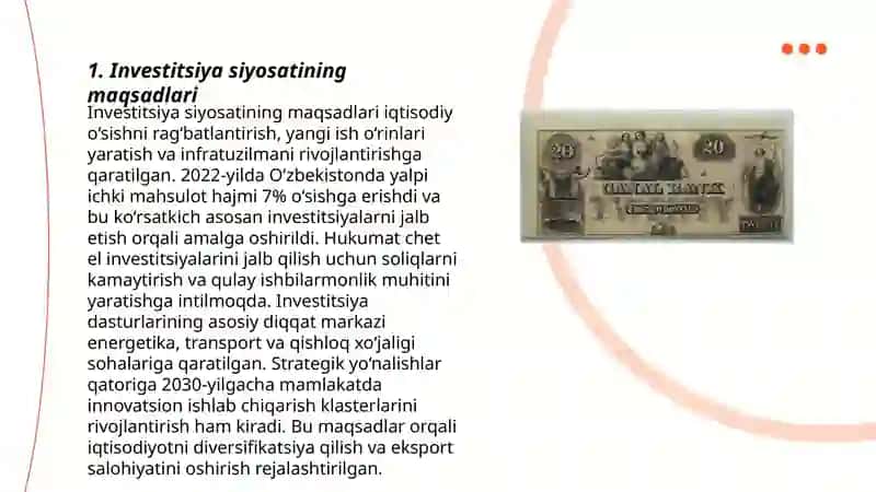 Davlatning investitsiya siyosati 3