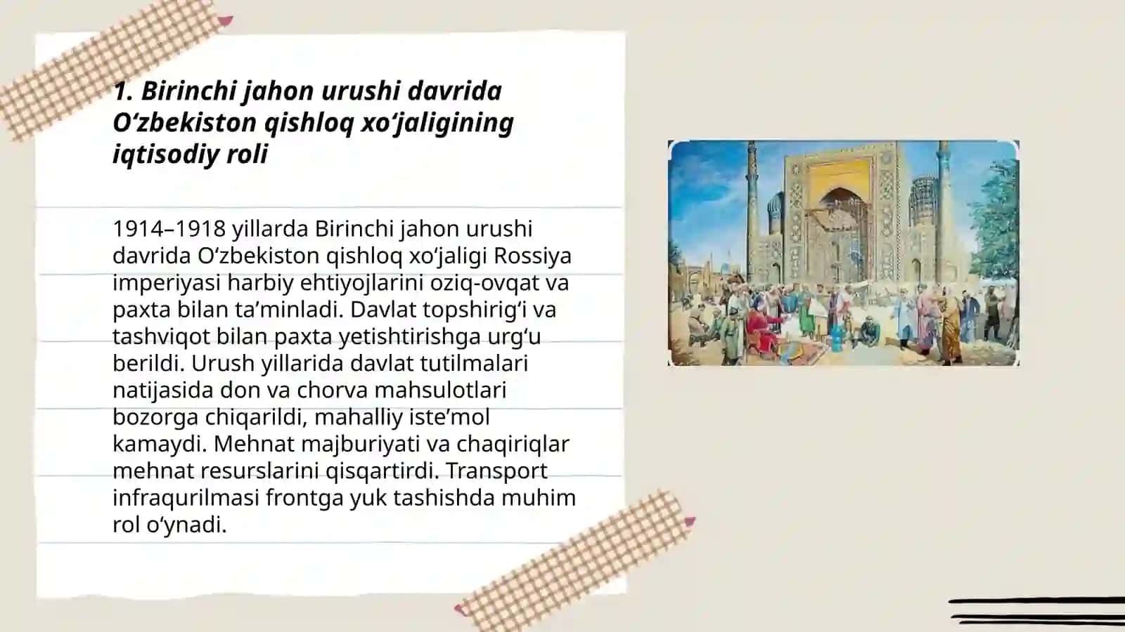 Isroilov Firdavsning Õzbekiston tarixi fanidan bsb taqdimoti 3