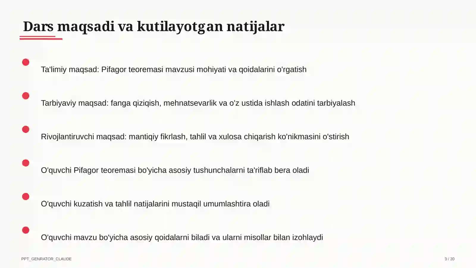 Pifagor teoremasi (8-sinf) 3