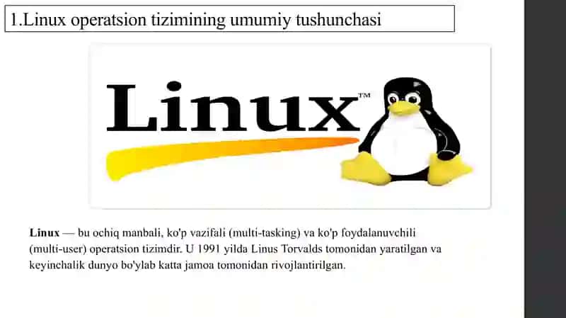 LINUX operatsion tizimi 3