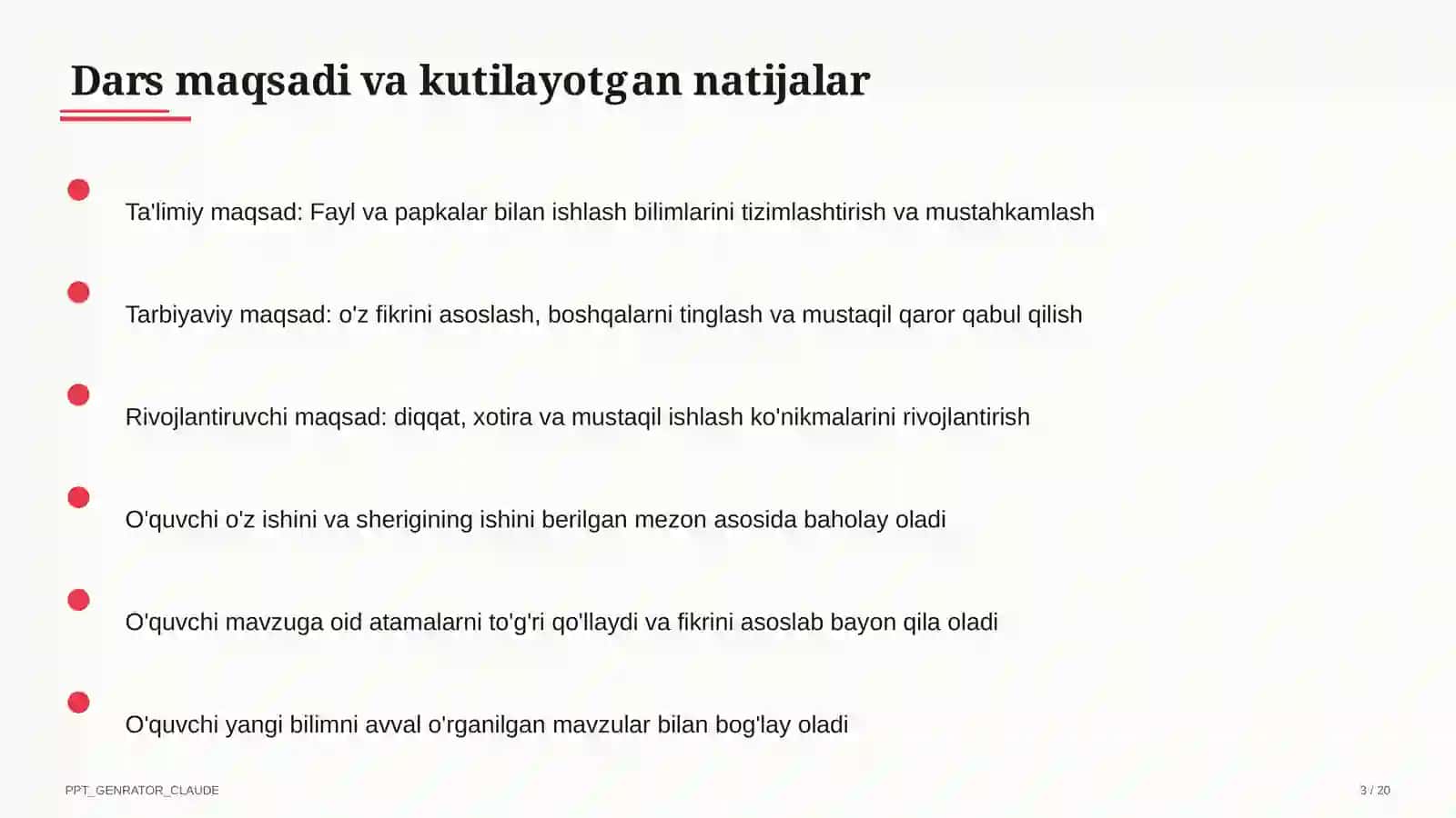 Fayl va papkalar bilan ishlash (5-sinf) 3
