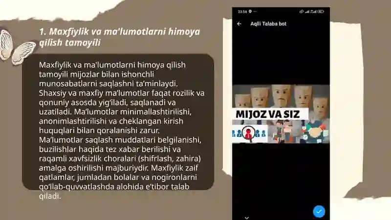 Turli mijoz va guruhlar bilan ishlashda axloqiy tamoyillarning oʻrni 3