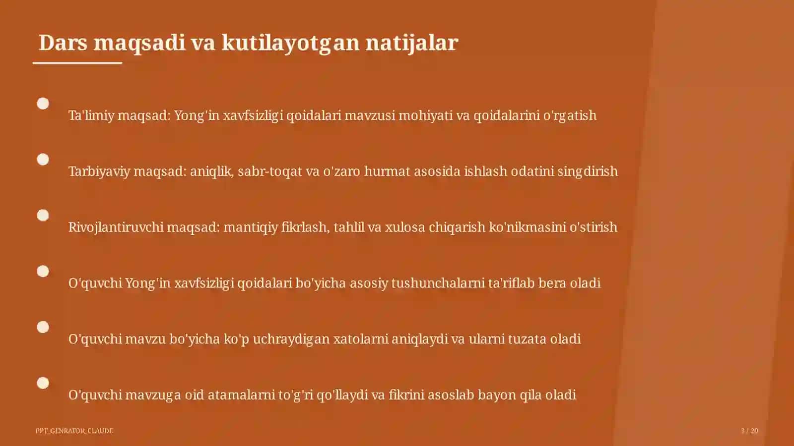 Sinf soati va tarbiyaviy tadbirlar 3
