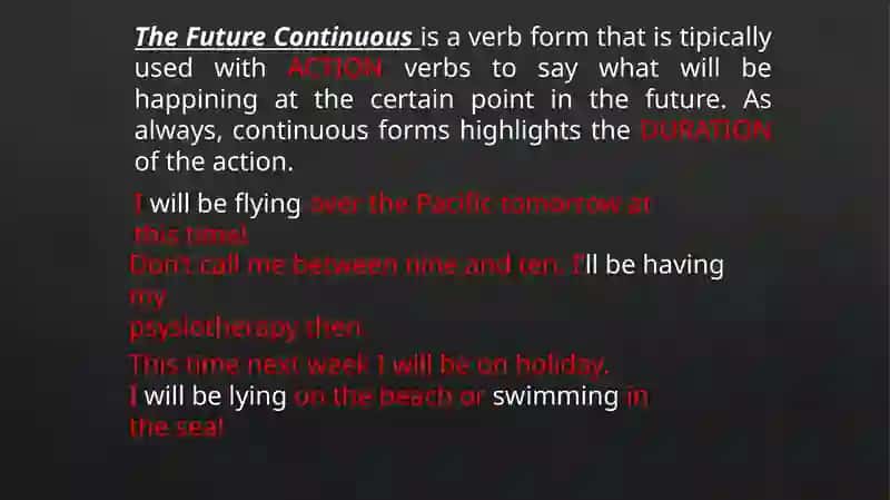 Future Continuous and Future Perfect 3