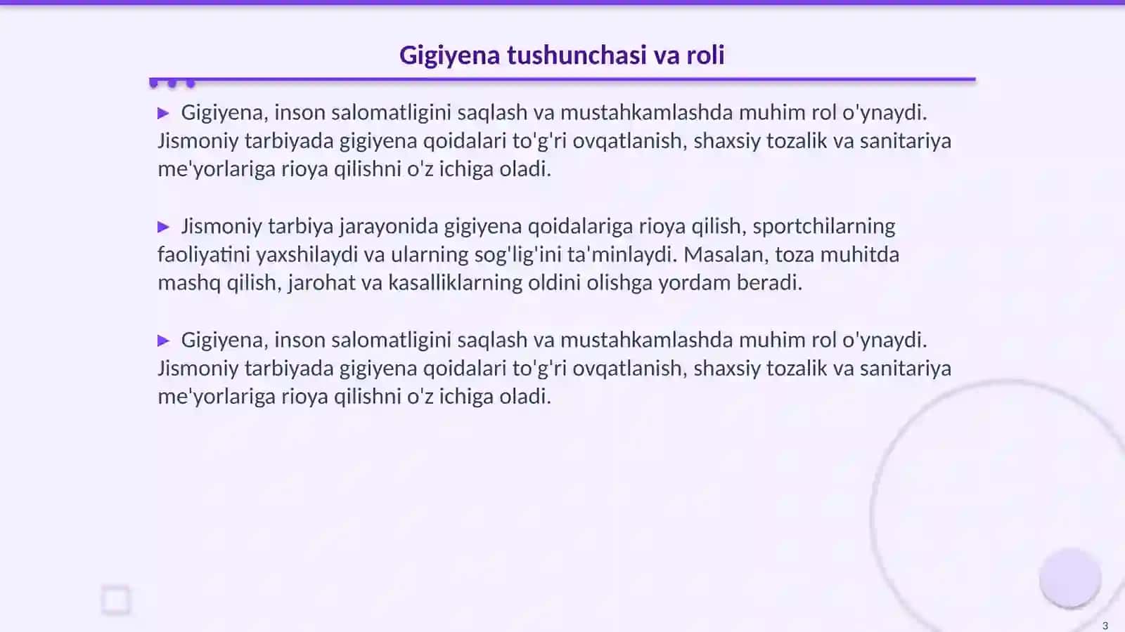 Gigiyena qoidalariga rioya qilishning ahamiyati 3