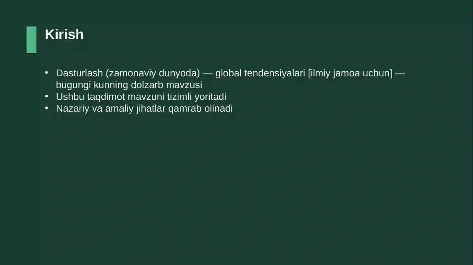 Dasturlash (zamonaviy dunyoda) — global tendensiyalari [ilmiy jamoa uchun] 3
