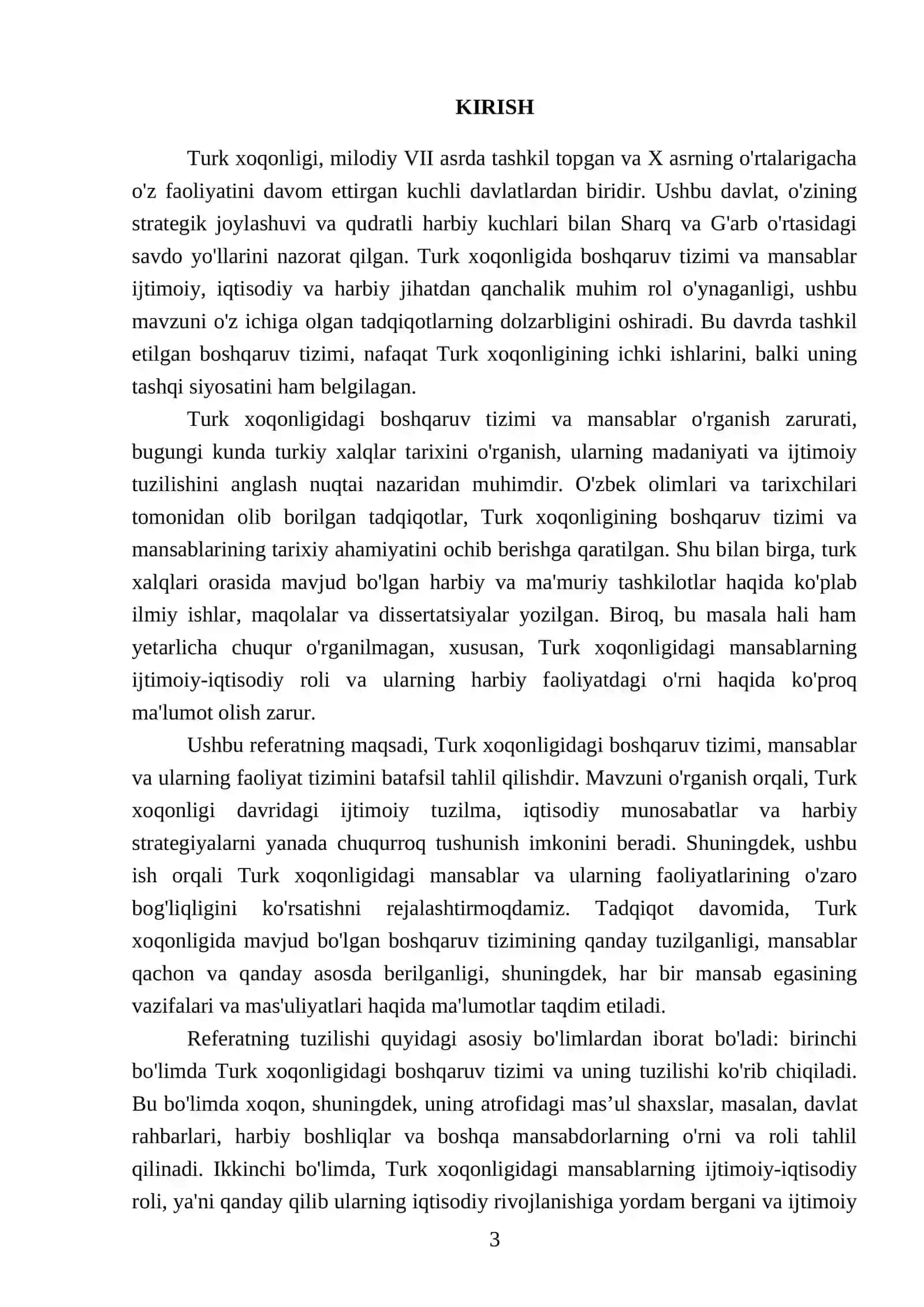 Turk xoqonligidagi mansablar va ularning faoliyat tizimi 3