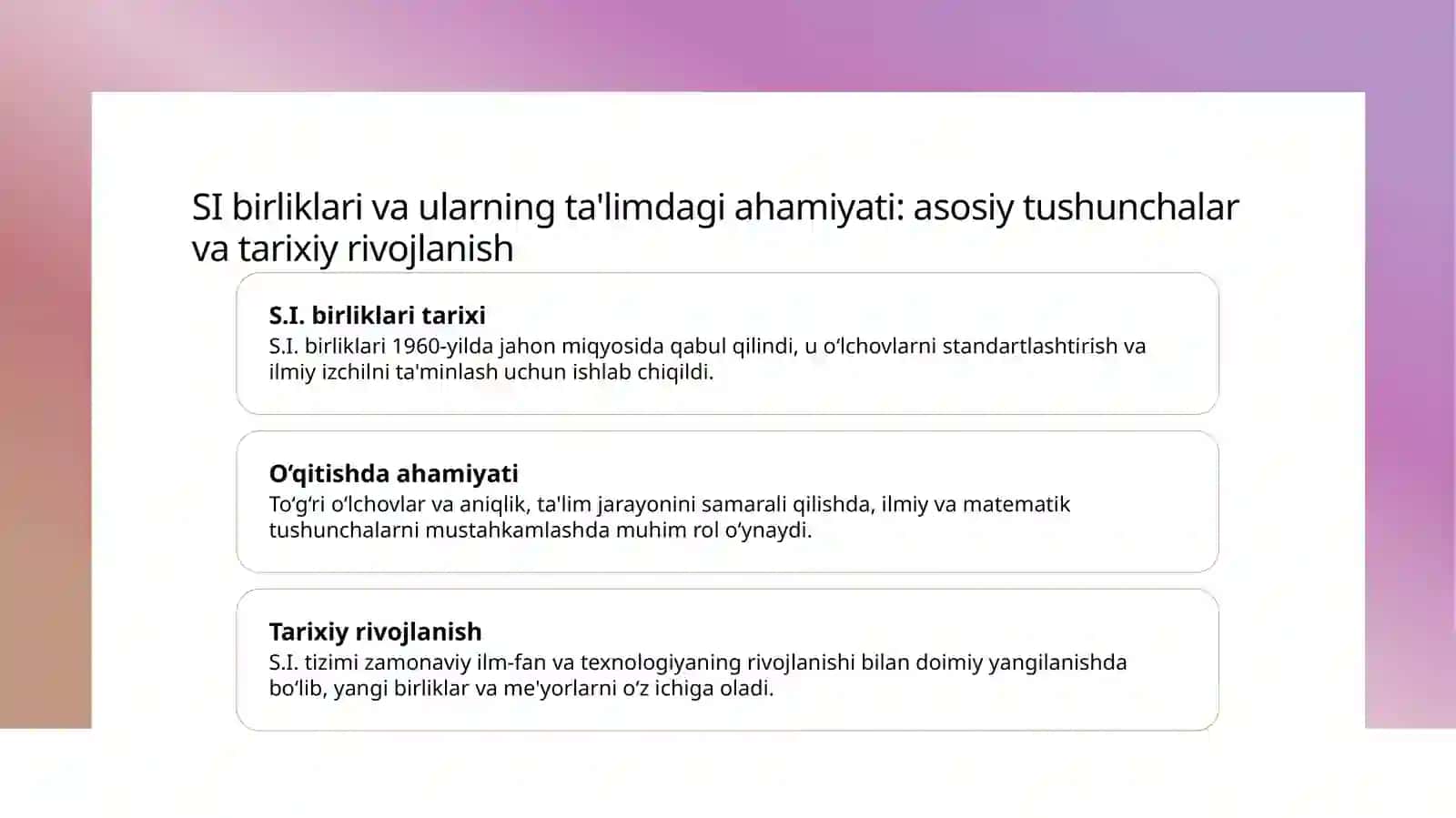 O‘qituvchilar uchun SI vositalari haqida umumiy ma’lumot 3