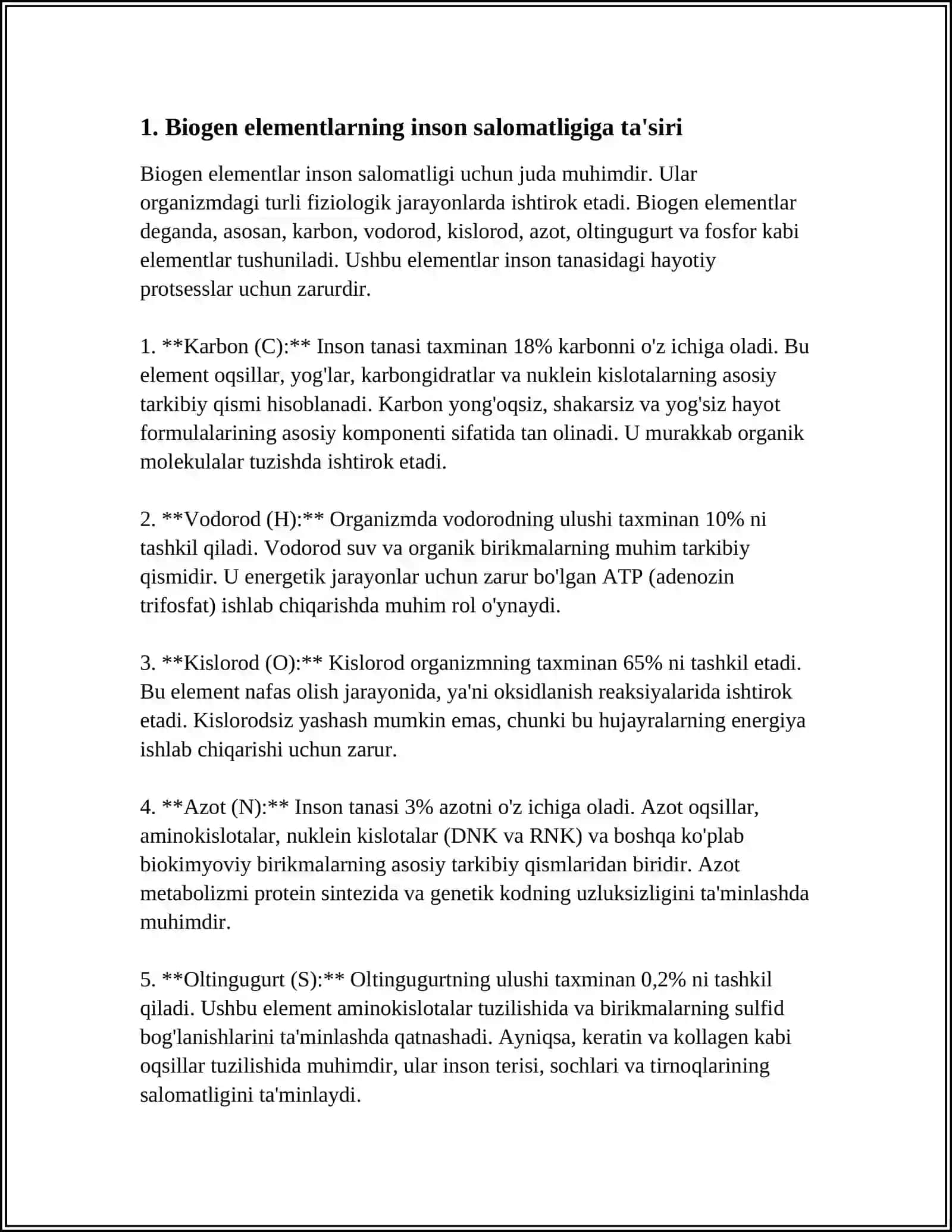 BIOGEN ELEMENTLAR KONSENTRATSIYASI O'ZGARISHI BILAN BOG'LIQ BO'LGIN ENDEMIK VA KASB KASALIKLARI 3