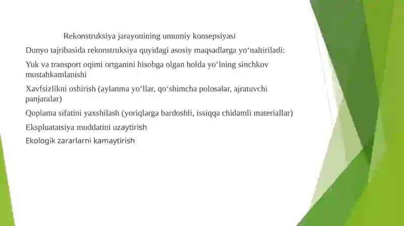 AVTOMOBIL YO‘LLARINI REKONSTRUKSIYA QILISHDA CHET-EL TEXNOLOGIYALARI 3