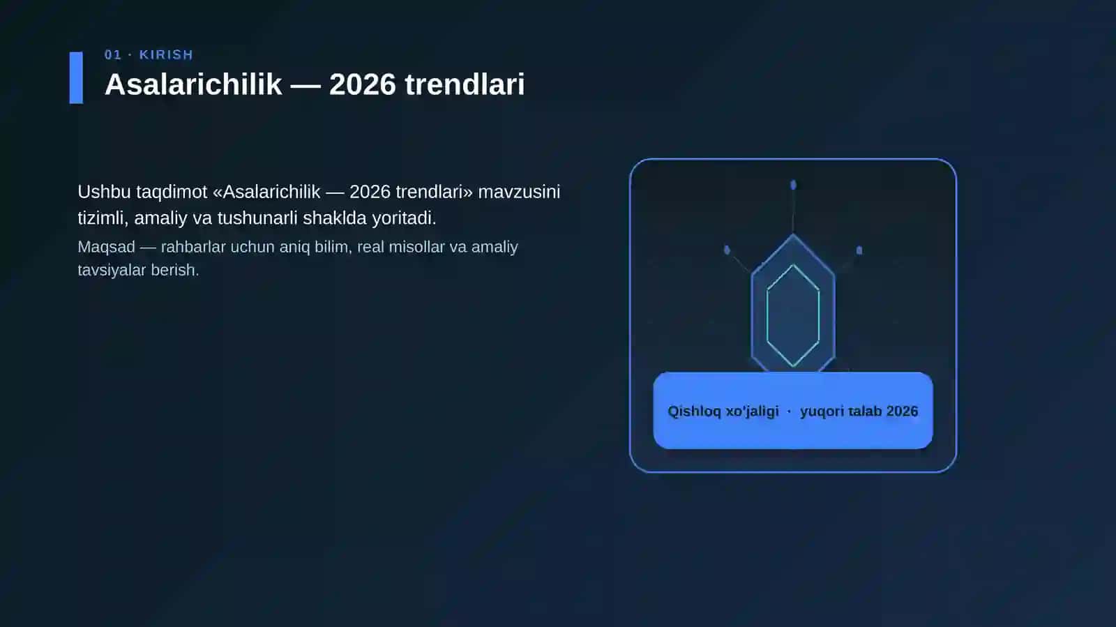 Asalarichilik — 2026 trendlari 3