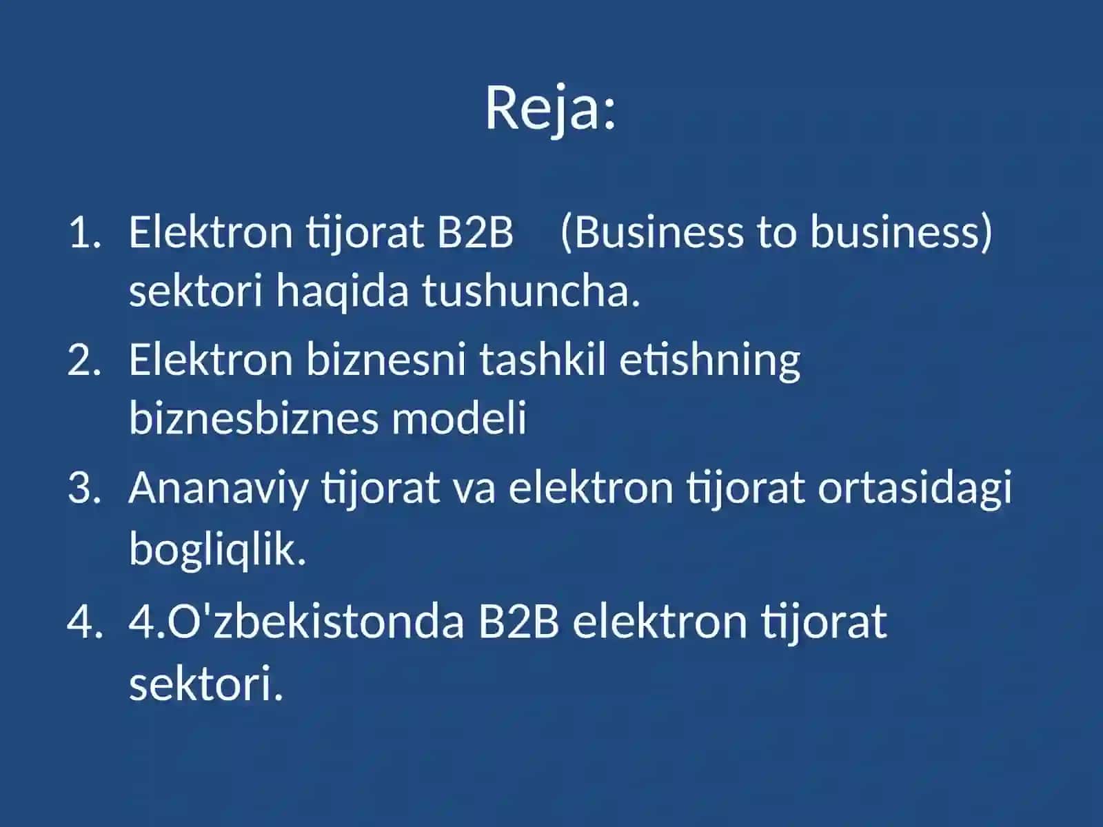 O'ZBEKISTONDA ELEKTRON TIJORATNING RIVOJLANISHINING HOZIRGI AHVOLI VA ISTIQOBOLLARI 3