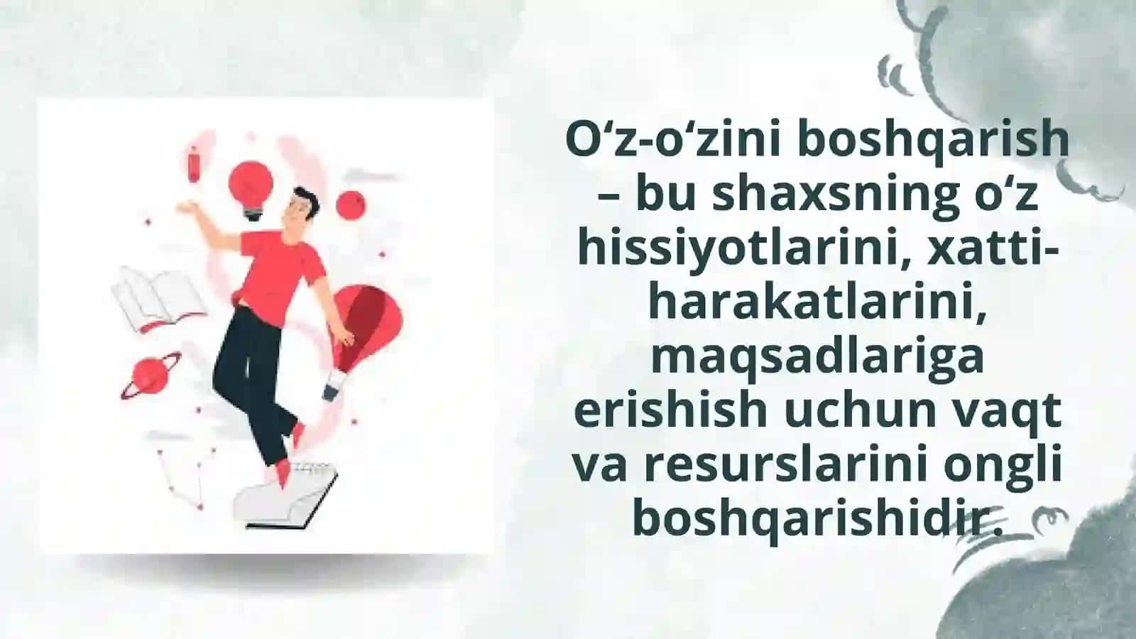 O'z-o'zini boshqarish va samaradorlik AKKK 3