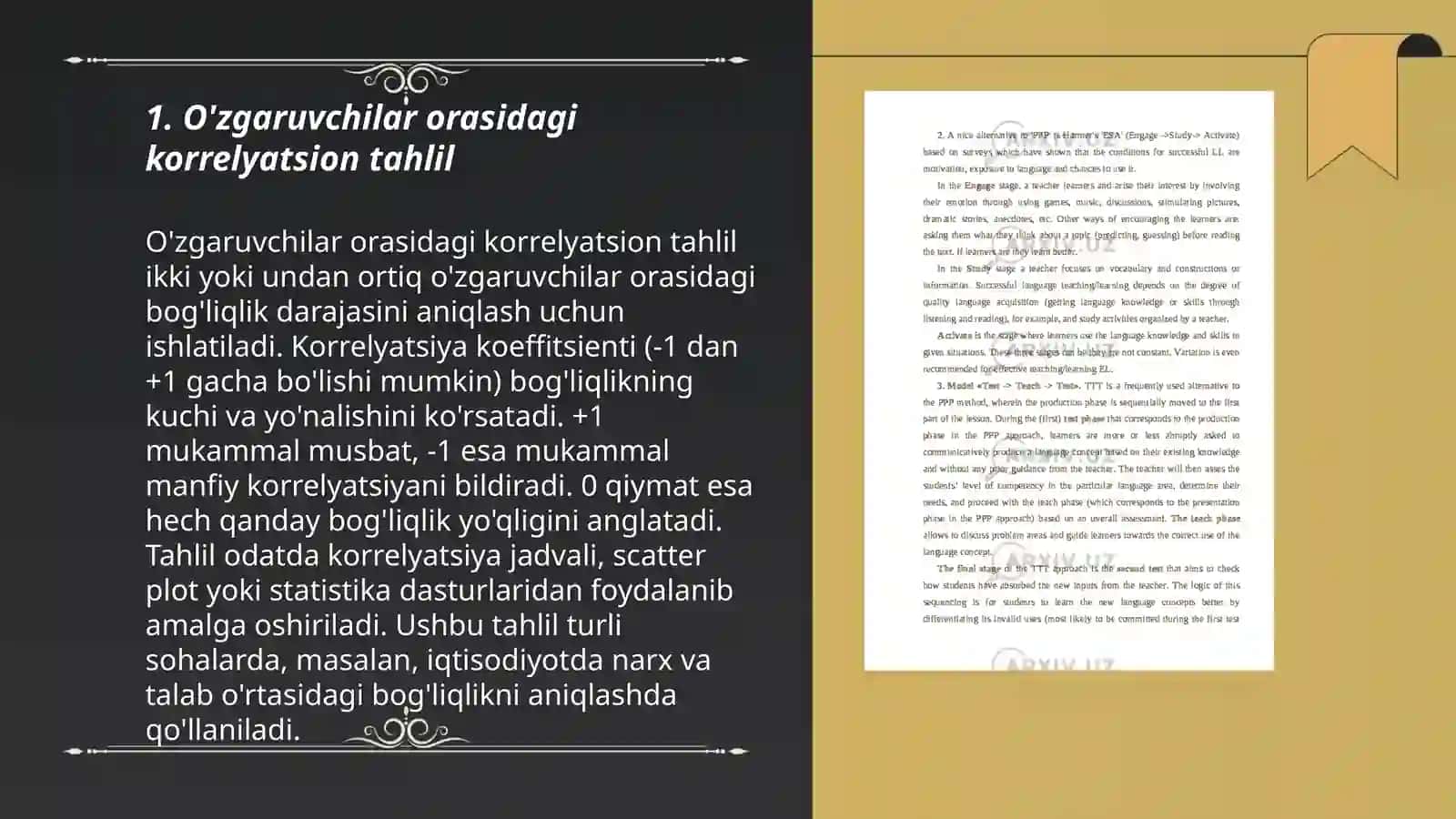 O'zgaruvchilar orasidagi korrelyatsion tahlil 3