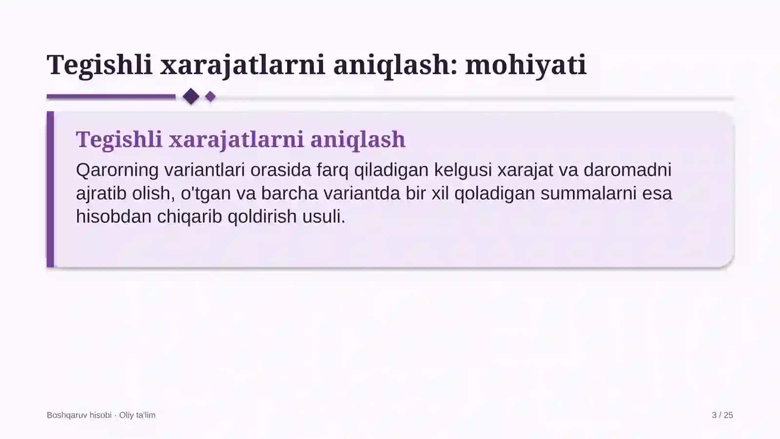bolalar turizmida qaror qabul qilish uchun tegishli xarajatlarni aniqlash 1534 3