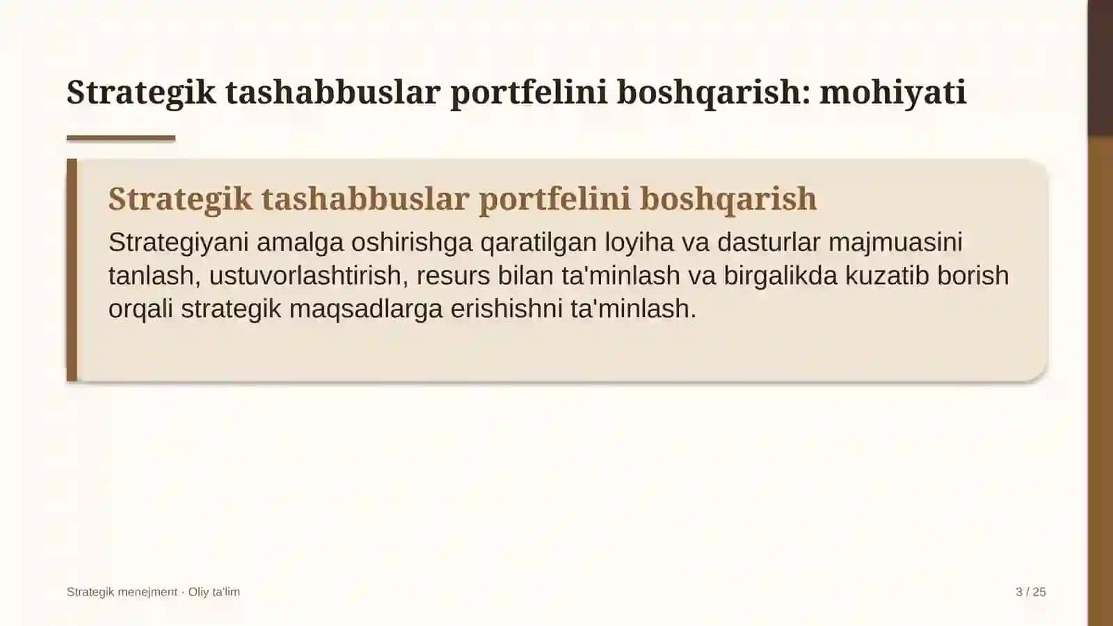 yuqori tezlikdagi temir yo'l qatnovida strategik tashabbuslar portfelini boshqarish 4243 3
