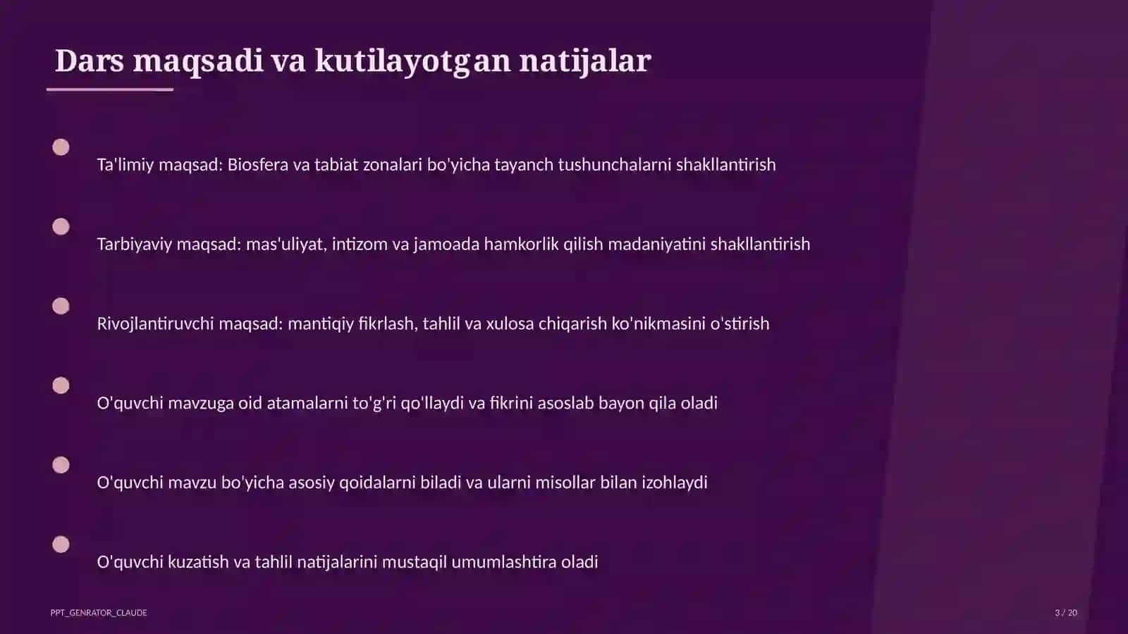 Biosfera va tabiat zonalari (6-sinf) 3