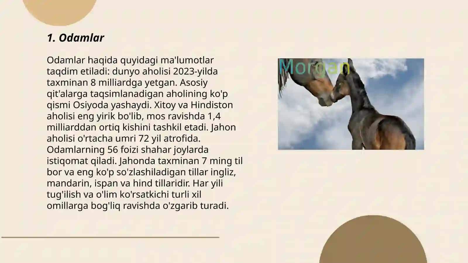 Otlarning III guruhda turlanishi genus masculunim rodiga oid otlar 3