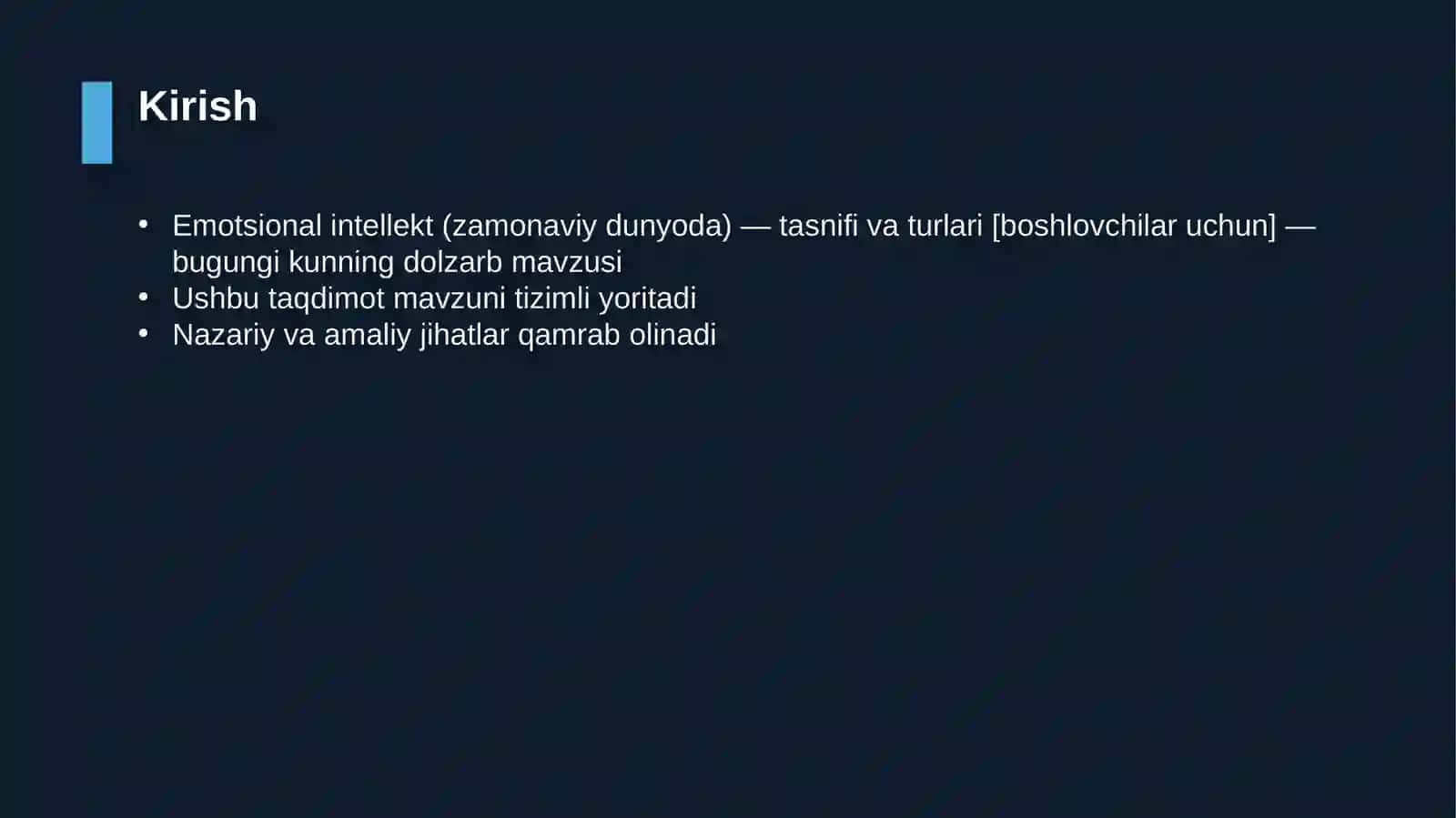Emotsional intellekt (zamonaviy dunyoda) — tasnifi va turlari [boshlovchilar uchun] 3