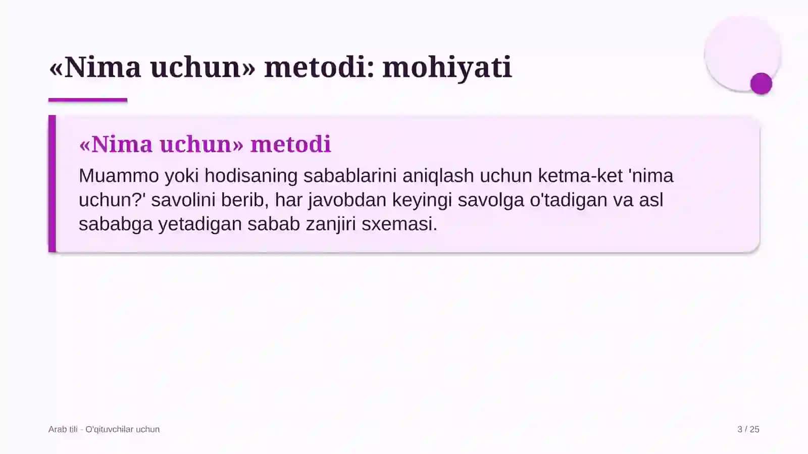 arab tili darslarida nima uchun metodidan foydalanish 8310 3