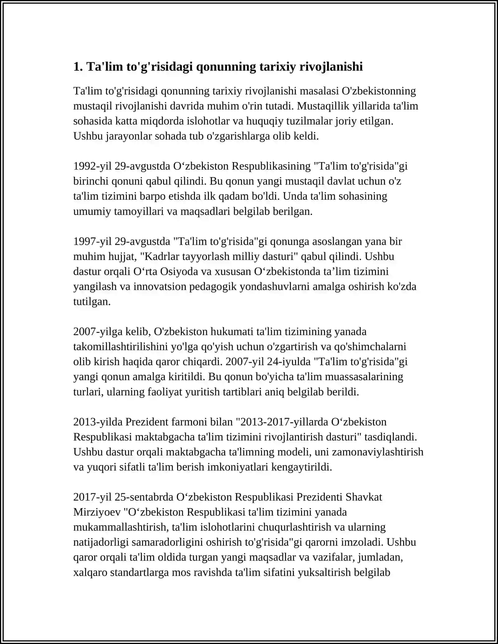 TA'LIM TUĞRISIDAGI QONUNNING TUZILISI VA UNING MOHIYATI 3