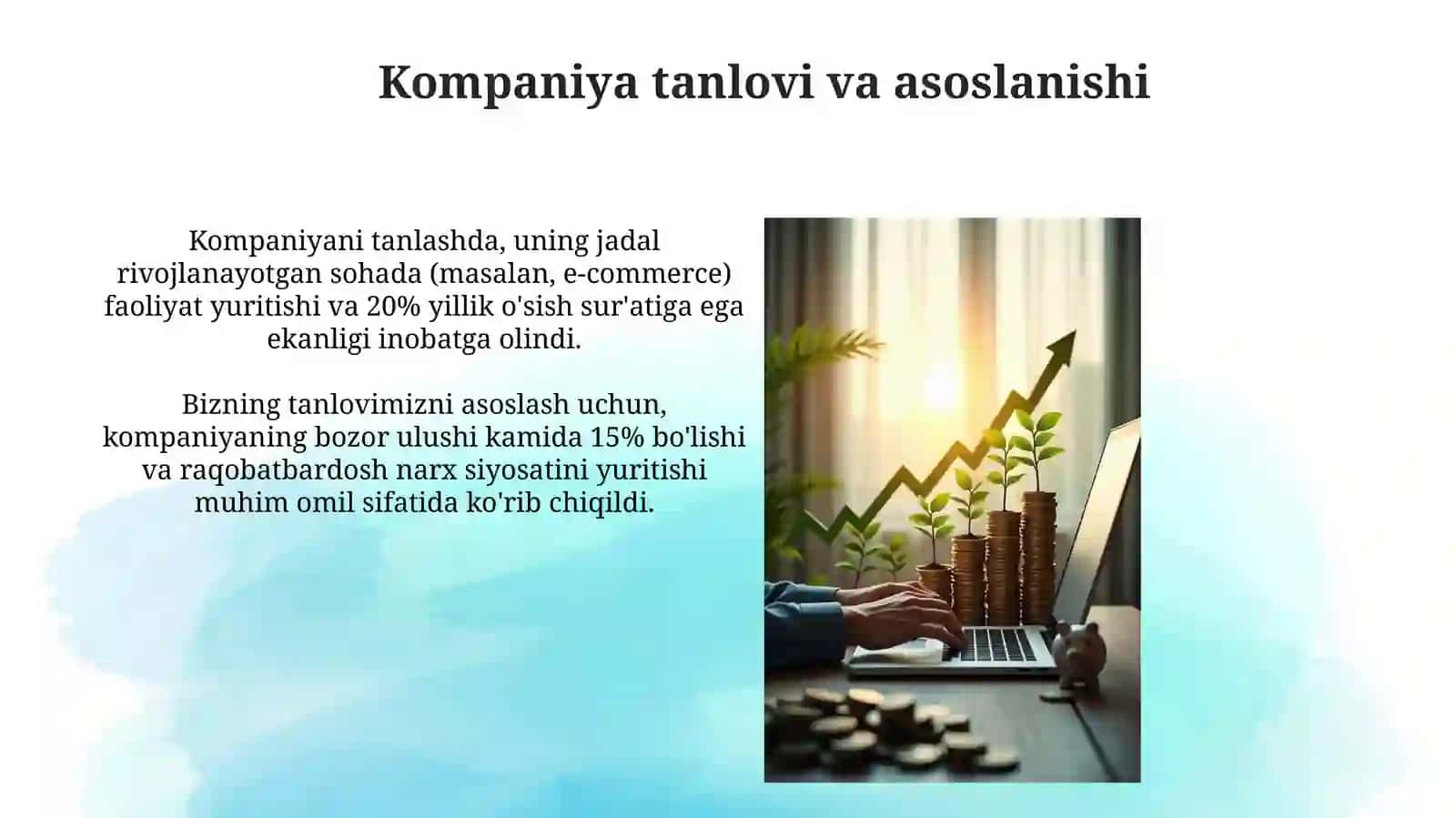 Korxona misolida marketingstrategiyasini tuzish 3