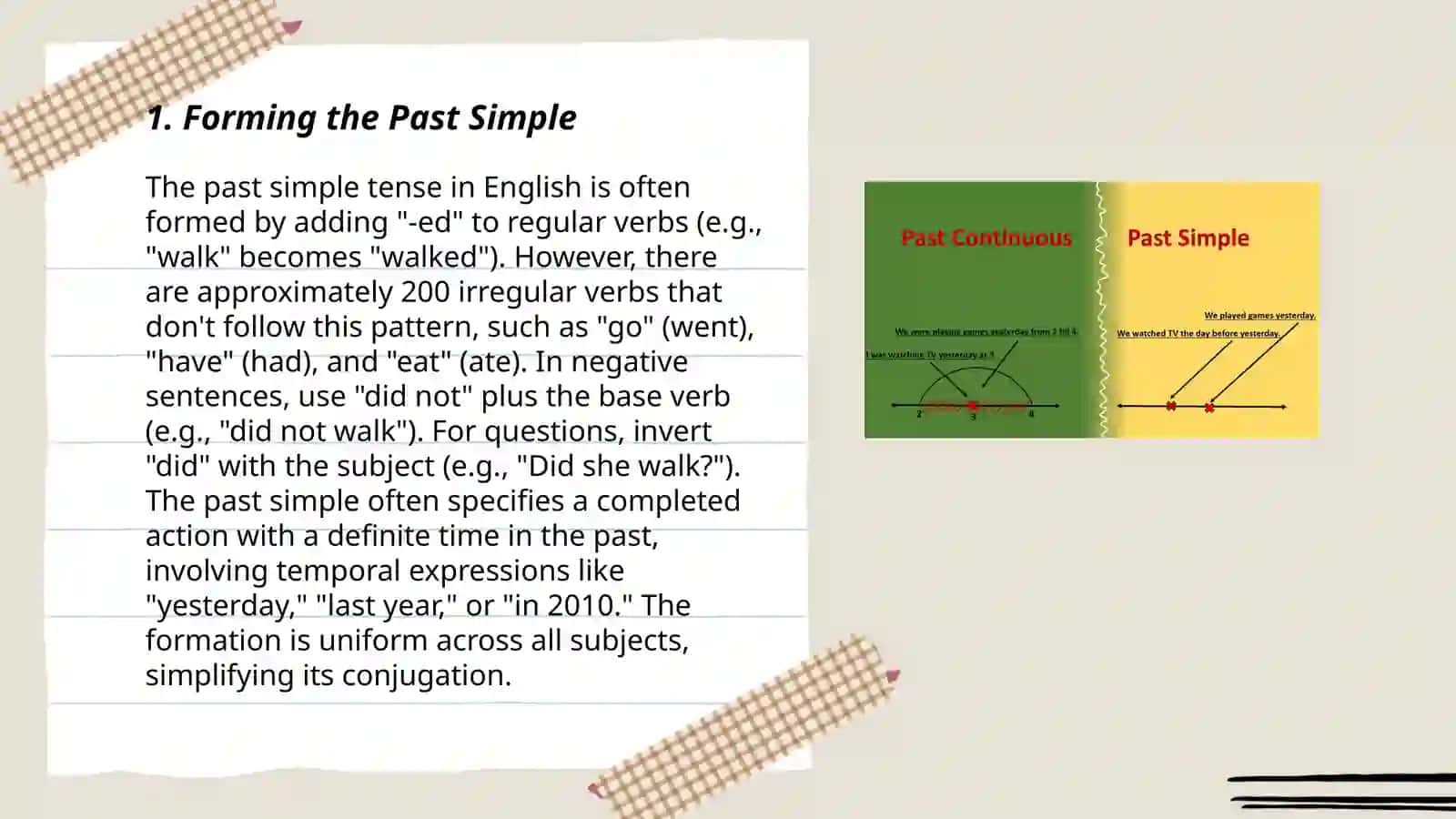 Past Simple 3